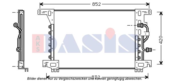 AKS DASIS Lauhdutin, ilmastointilaite 132450N